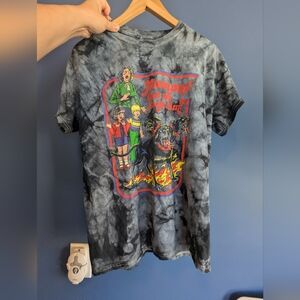 Vintage Style Tie Die "Mommy can we keep him?"